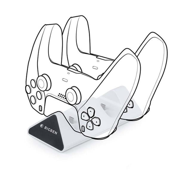 Opladningsstation - NACON - PS5 - USB-C - Hvid - Sort
