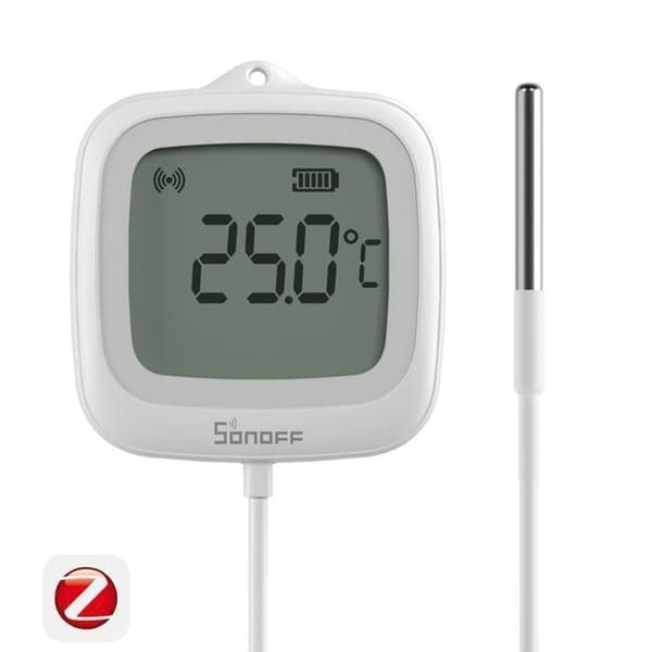SONOFF SNZB-02LD IP65 Zigbee Intelligent Termometer LCD (Sondeversion)
