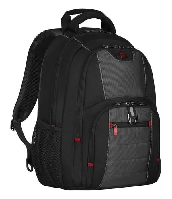 WENGER PILLAR PC-rygsæk - Sort - 16'' - Polstrede og komfortable stropper