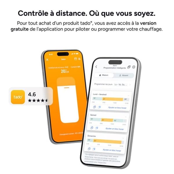 Tado Trådlöst och Intelligent Startkit 2:a generationen Vit