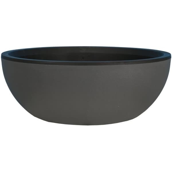 Blomkruka - RIVIERA - Granit - D40 H15 cm - Grå
