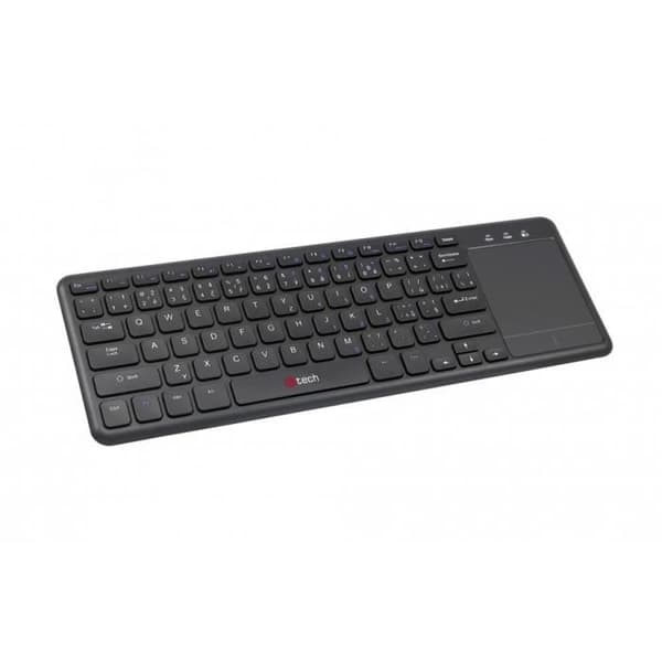 C-TECH WLTK-01, Trådløs, RF Trådløs, Membrantastatur, Sort