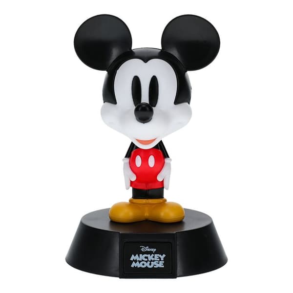 Dekorativ lampe - PALADONE - Mickey Mouse ikon lys - LED - Hvid