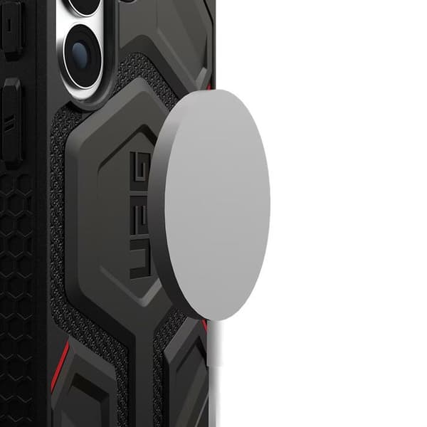 Cover til Galaxy S26 Edge MagSafe Hexagonal Mønster Monarch Pro UAG Sort / Rød