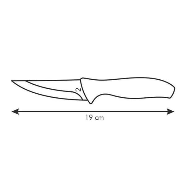 Tescoma 862004, 19 cm, Rustfrit stål, Plastik, Sort, Rustfrit stål