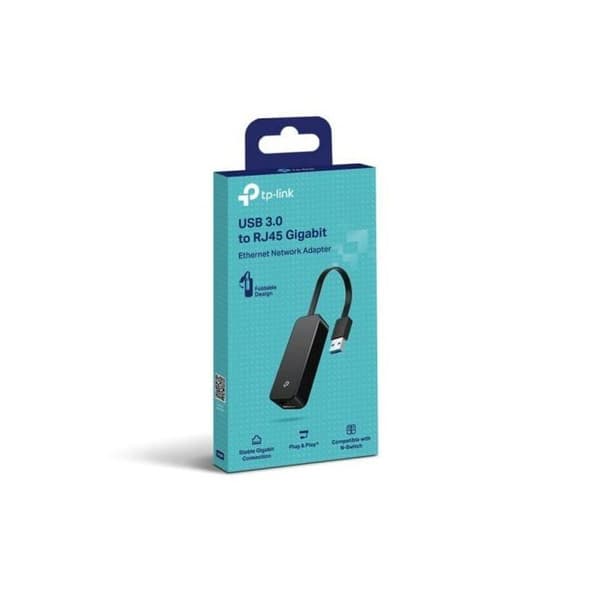 USB til Ethernet-adapter - TP-Link - UE306 - USB 3.0 - Kompatibel med Nintendo Switch - Sort
