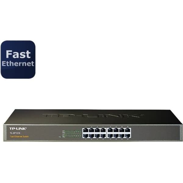 TPLink switch rackable 16 porte 10/100 TLSF1016