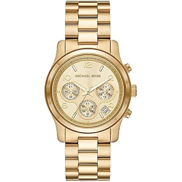 Ur - MICHAEL KORS - Runway - Forgyldt rustfrit stål - Kronograf - 38 mm