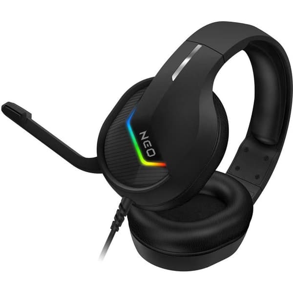 Gaming headset - CONNECT - NEO - Kable - Mikrofon - Sort