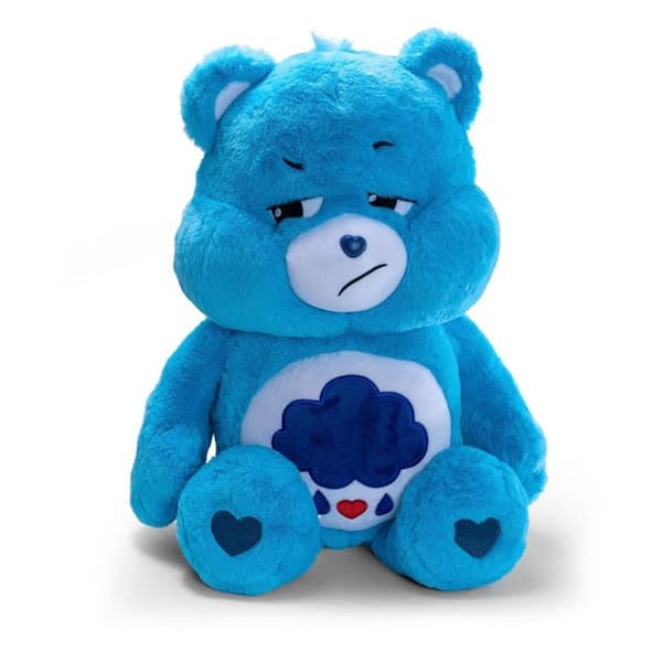 Krammedyr - SIMBA - Bamse - Grumpy - 60 cm - Blå - Unisex