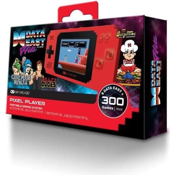 Bärbar konsol - My Arcade - Pixel Player - 300 retrospel - Röd