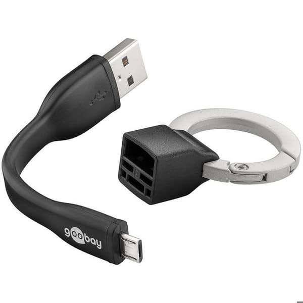 Cigarettænderadapter - goobay - 2,1 A - 2 USB stik - Sort - Universal