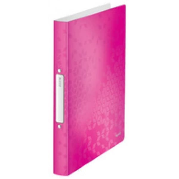 Mapp - LEITZ - WOW - A4 - PP - Svart - Med ringar