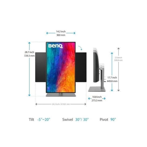 BENQ PD2725U TU Sort