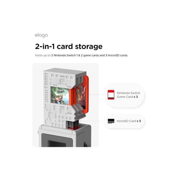 Spilkortetui til Nintendo Switch 2/OLED/Lite - Engelsk - ENSW2CART-NW5