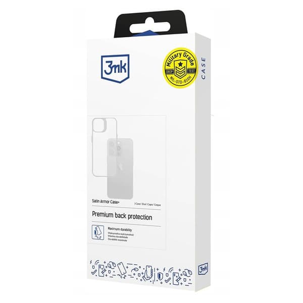 3mk Armor Case för iPhone 17 Pro - Transparent