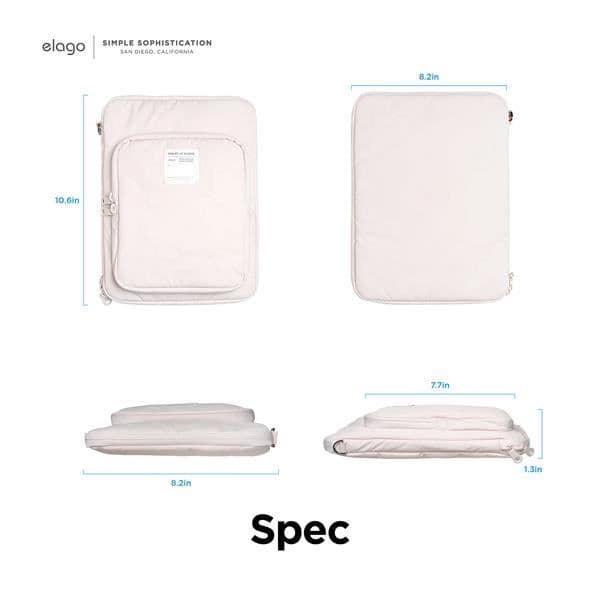 Elago Housse til tablet og bærbar computer Størrelse: Small – passer op til iPad 11 Pastel rosa
