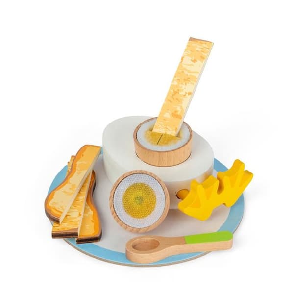 trælegetøj sæt morgenmad Dippy Egg til børn