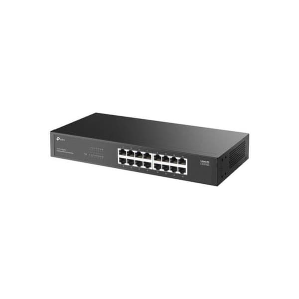 TP-Link LS1016G Switch 16 Gigabit Ethernet-porte uden blæser Rackmontering