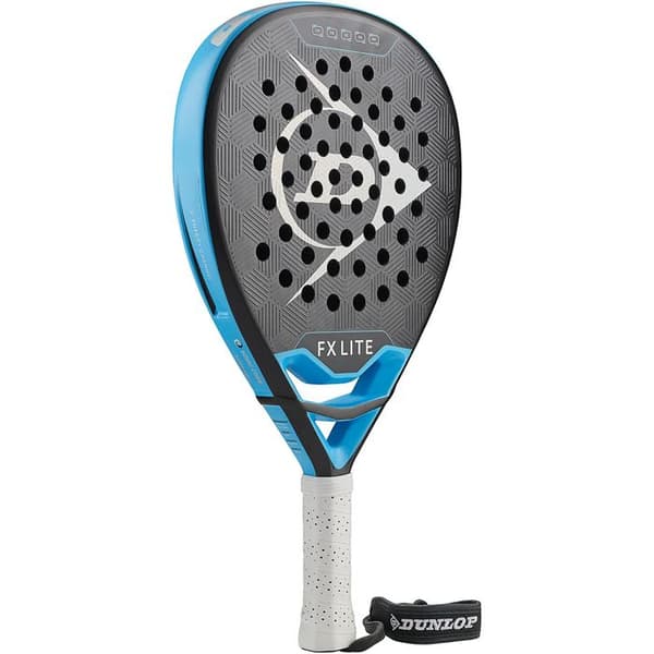 Padelracket - DUNLOP - FX Lite - Kolfiber 12K - Mjuk EVA - SpinBoost