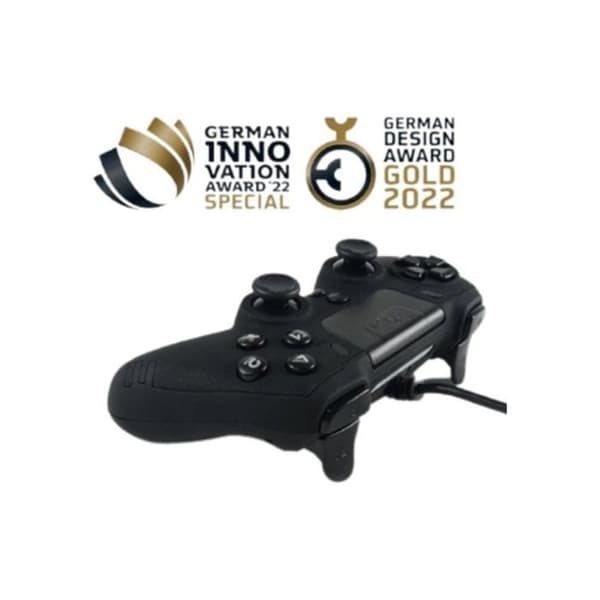 Spilcontroller - Steelplay - Slimpack - Kablet - Vibration - Kompatibel med PS4/PS3/PC