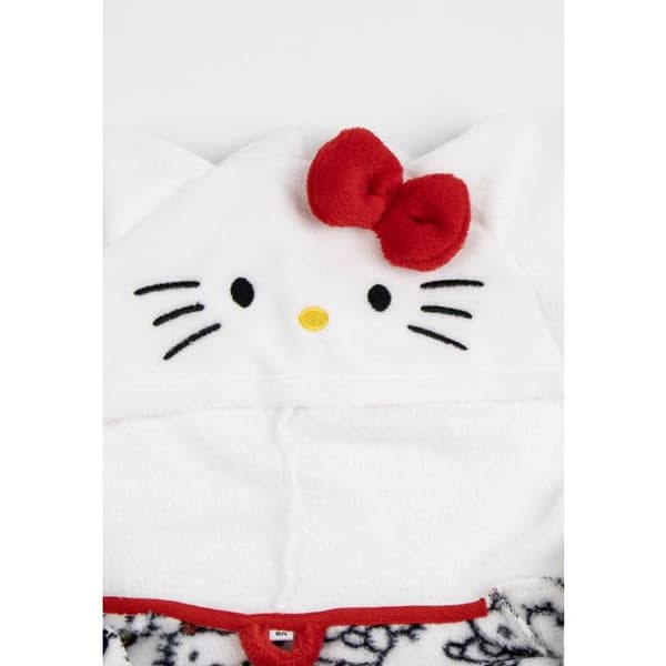 Badrumsmikrofleece med applikationer – Hello Kitty