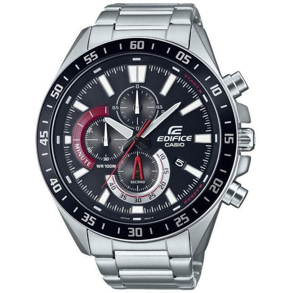 CASIO - Klocka i rostfritt stål - EDIFICE - Grå