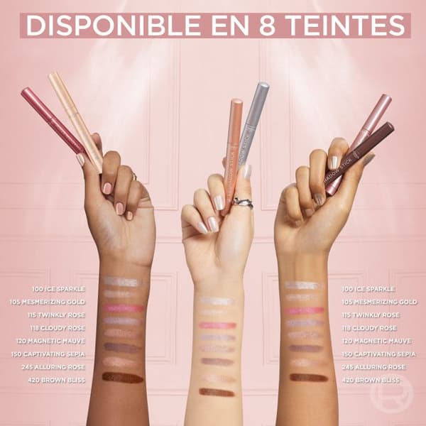 L'Oréal Paris Shadow Stick Crayon ögonskugga multi-användning T100