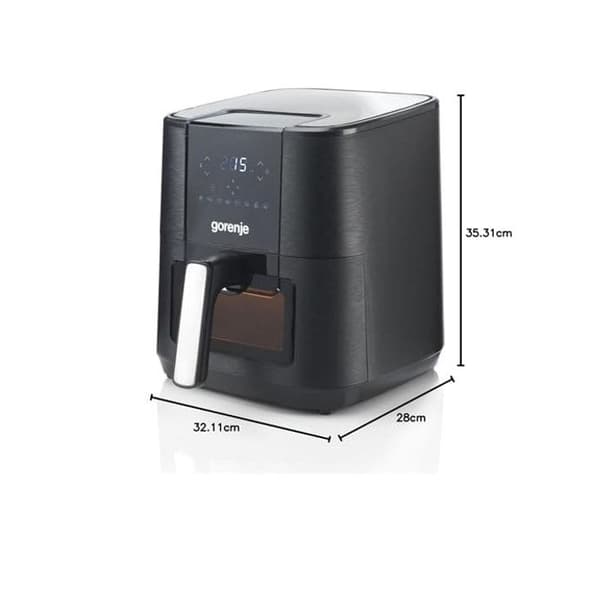 Luftfriture - GORENJE - 1350 W - 5,4 L - Visningsvindue - 8 programmer