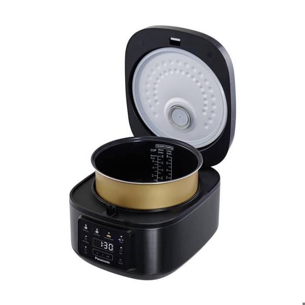 Ris kogeren - PANASONIC - 1,5 L (8 kopper) - 4 automatiske programmer - Dampkoger - Sort