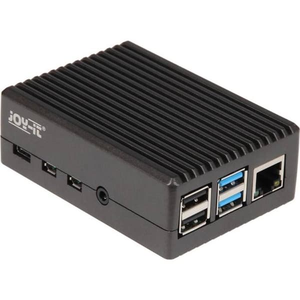 Joy-it rb-alucaseP4+08 Kabinet til enkeltkortcomputer Passer til (udviklingssæt): Raspberry Pi® med refr