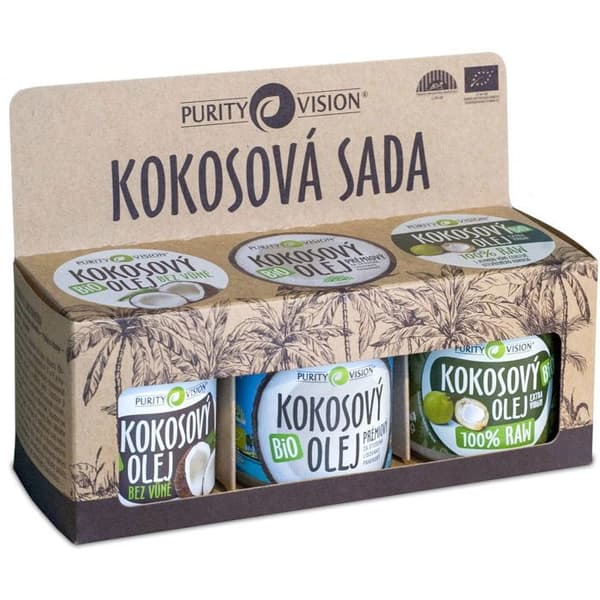 PURITY VISION Set av kokosnötter