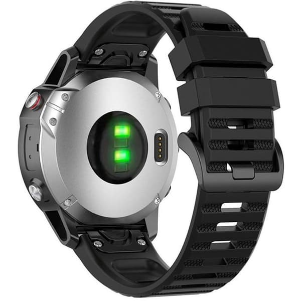 FIXER Sangle i silikon för Garmin QuickFit 26mm svart