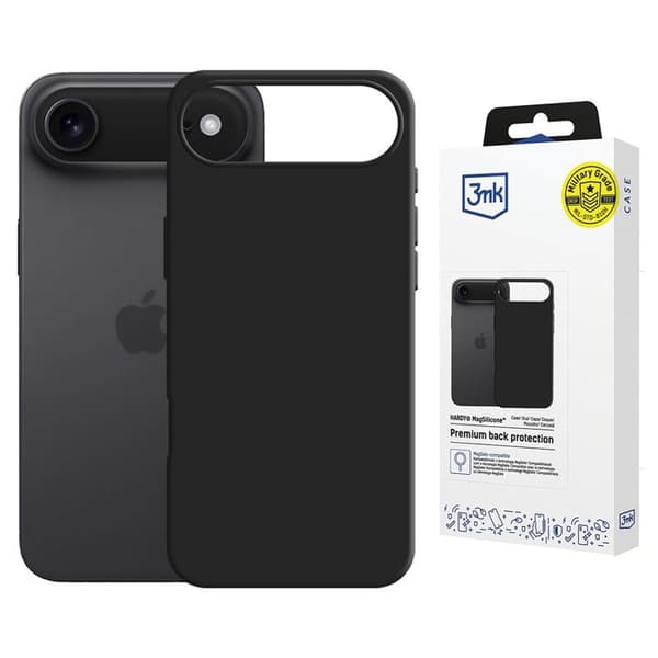 3mk Hardy MagSilicone cover til iPhone Air - Grafit