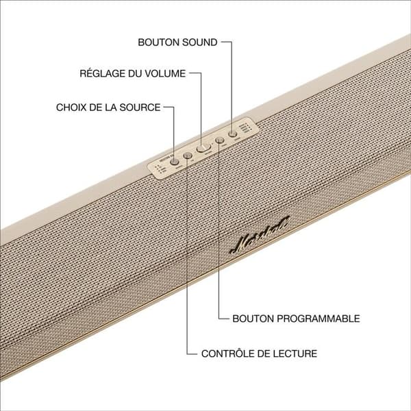Marshall Heston 60 Cream Soundbar