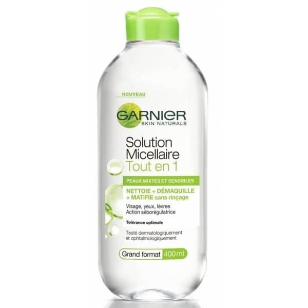 Garnier Skinactive Micellar Solution Combination and Sensitiv Hud 400ml