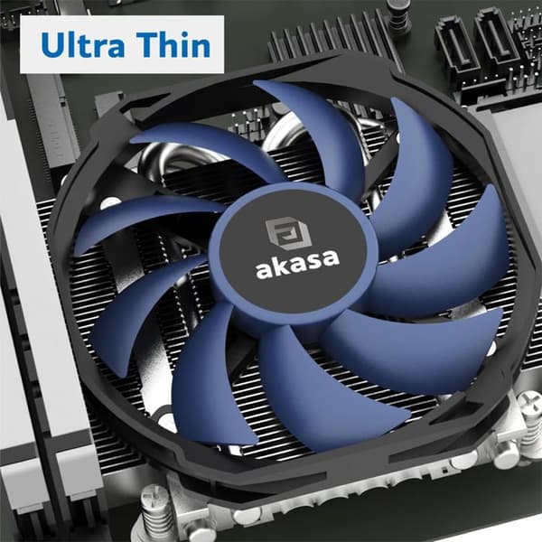 CPU-køler - AKASA - ALUCIA H4I - Lavprofil - Kompakt design - Effektiv termisk styring