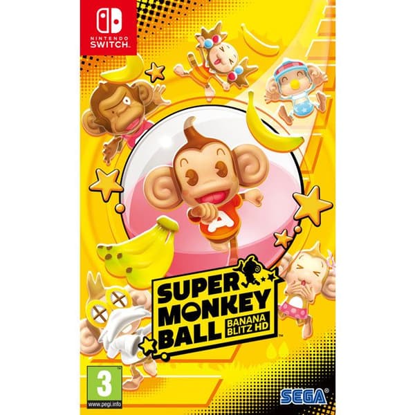 Videospel - SEGA - Super Monkey Ball Banana Blitz HD - Nintendo Switch-version - PEGI 3+ - Plattform