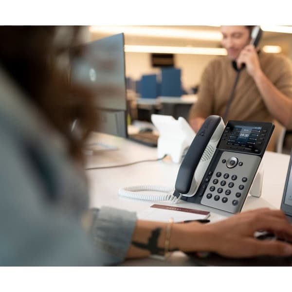 IP-telefon - HP - POLY Edge E300 - 8 linjer - Multiline - Nummerpresentation - Svart