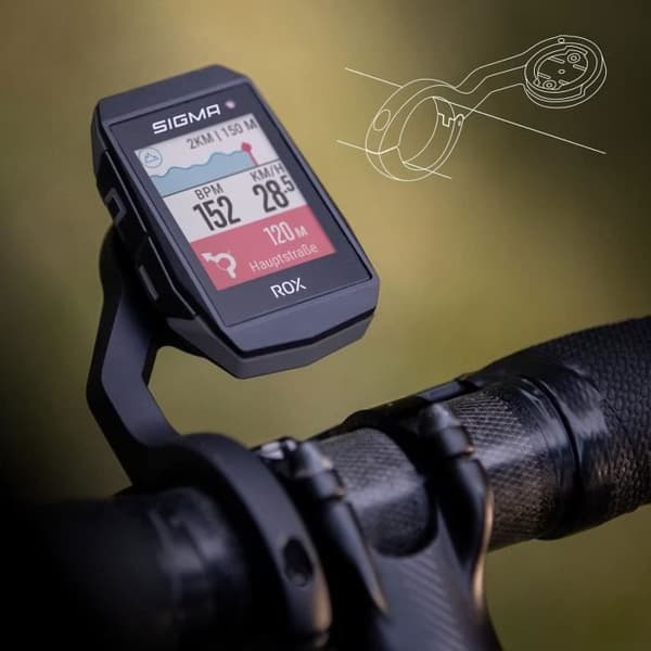 Cykelcomputer - Sigma - ROX 11.1 EVO - 1000 mAh - 162 funktioner - Sort