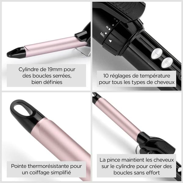 Krøllejern - BaByliss - C319E Krølletang - 19 mm - Til stramme krøller