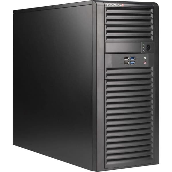 Miditower PC - SUPERMICRO - CSE-732D4-668B - Svart - 668 W - 4 Interna fack