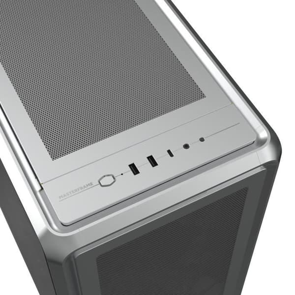 COOLER MASTER - MasterFrame 600 Mesh Silver ARGB - PC-kabinet - Mellemstørrelse