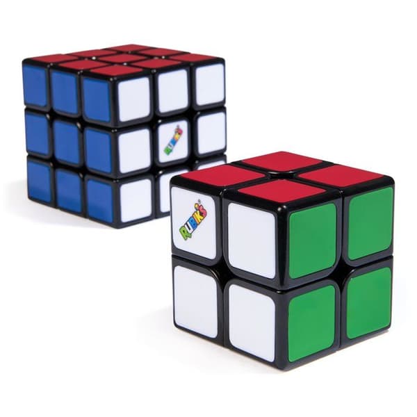 Coffret Duo 3x3 + 2x2 Rubik's Cube - SPIN MASTER - Fra 8 år