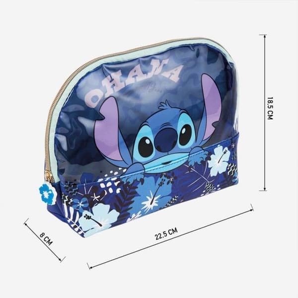 Toalettsats Stitch Ohana Blomma