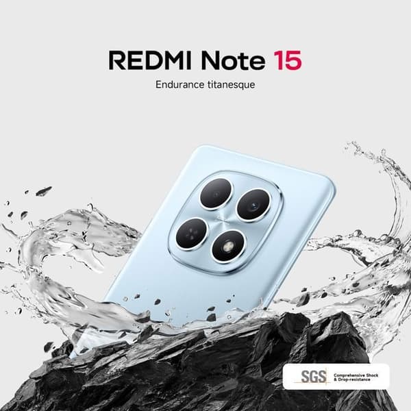 REDMI Note 15 Blå 8 GB + 256 GB Langt batteri med 6.000mAh