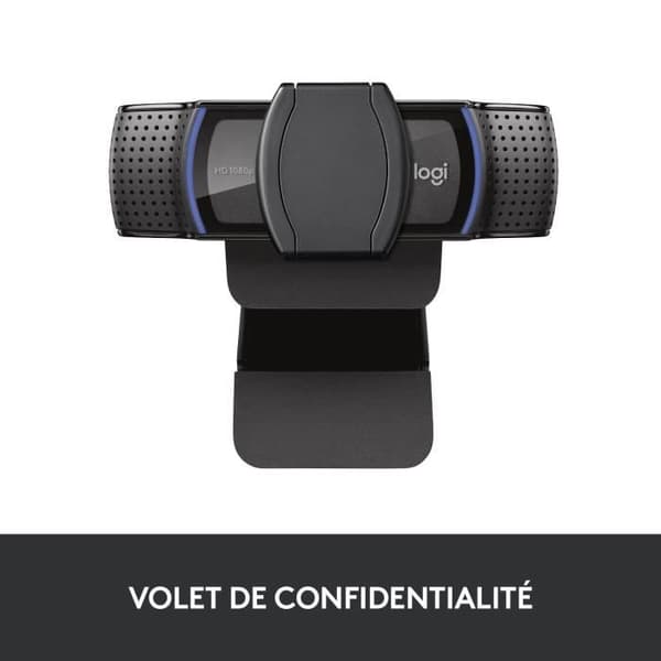 Webkamera - Full HD 1080p - Logitech - C920 S - Indbygget mikrofon