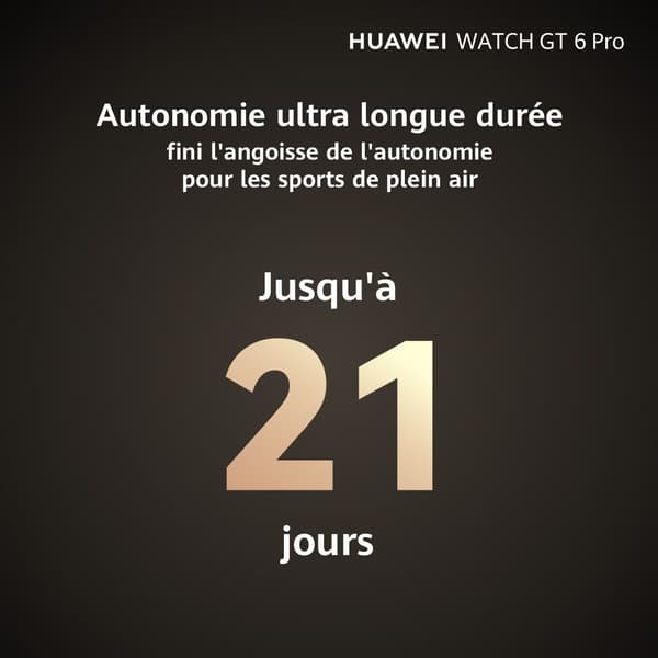 Smartwatch - HUAWEI - Watch GT6 PRO - 46 mm - Sort