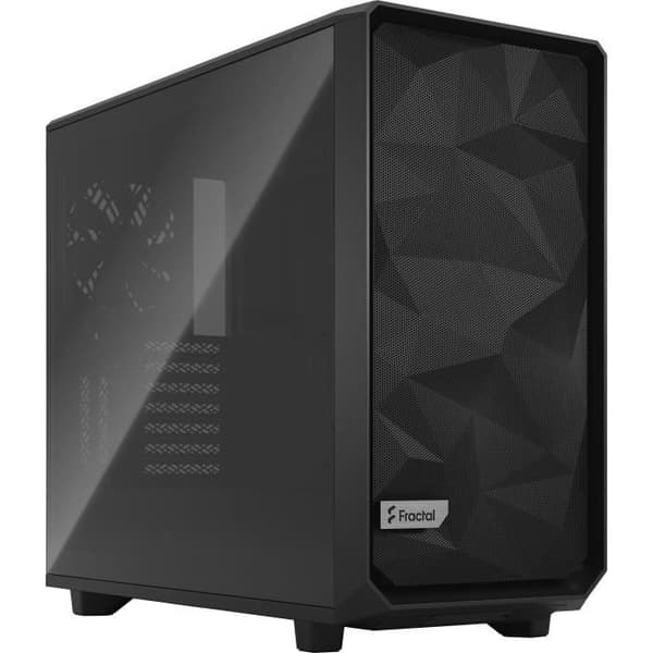 FRACTAL DESIGN PC CASE Meshify 2 - Svart - Härdat glas - ATX-format (FD-C-MES2A-03)