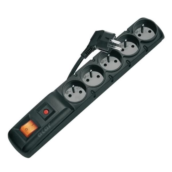 Emos P53872, Sort, Sort, 10 A, 600 g, 3 m